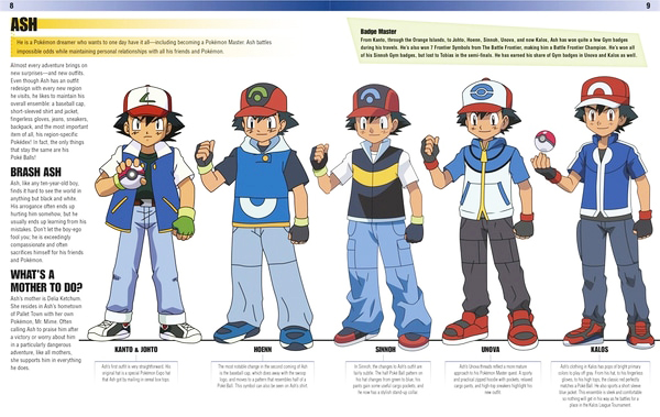 Libro Pokémon: scheda evoluzione di Ash